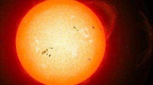 太阳黑子图片